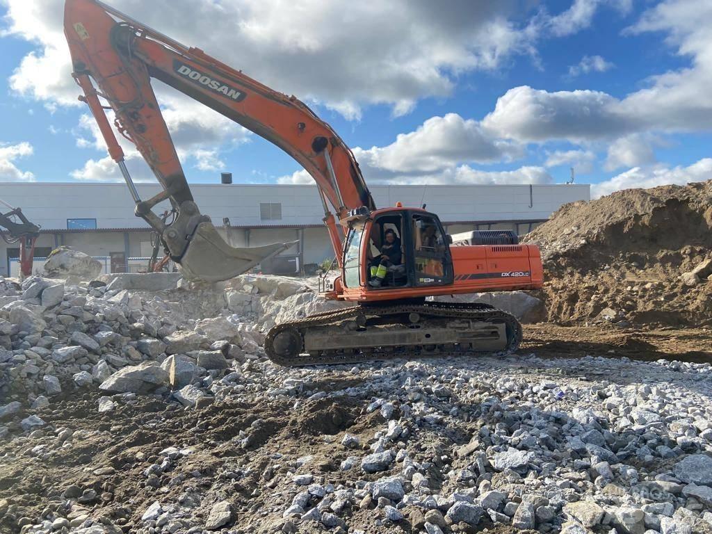 Doosan DX420LC Escavadeiras de esteiras