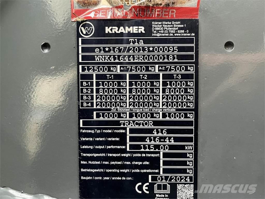 Kramer KT557 Telescópicas para Agricultura