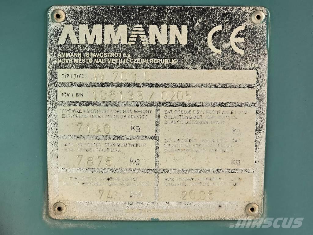 Ammann VV 700 D Cilindros Compactadores mistos