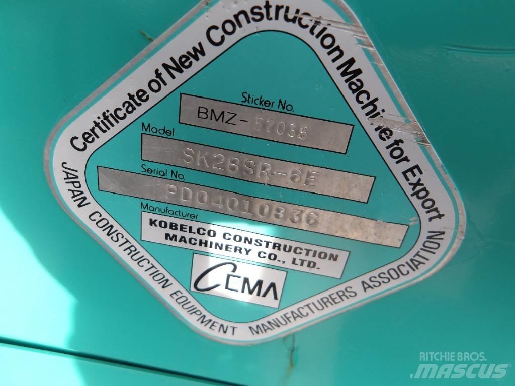 Kobelco SK 28 SR Miniescavadeiras