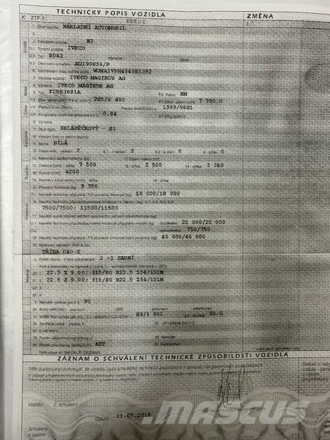 Iveco MAGIRUS Camiões grua