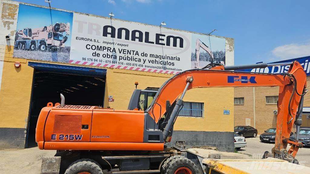 Fiat-Kobelco E215W Escavadoras de rodas