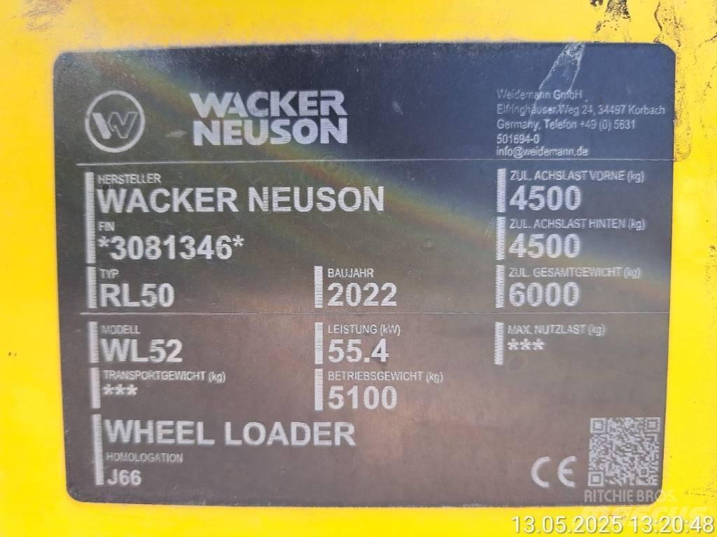 Wacker Neuson WL52 Carregadeiras de rodas