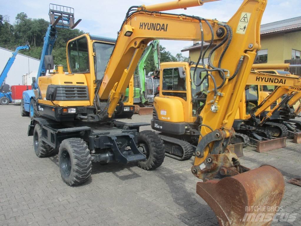 Hyundai Robex 55W-9 Escavadoras de rodas