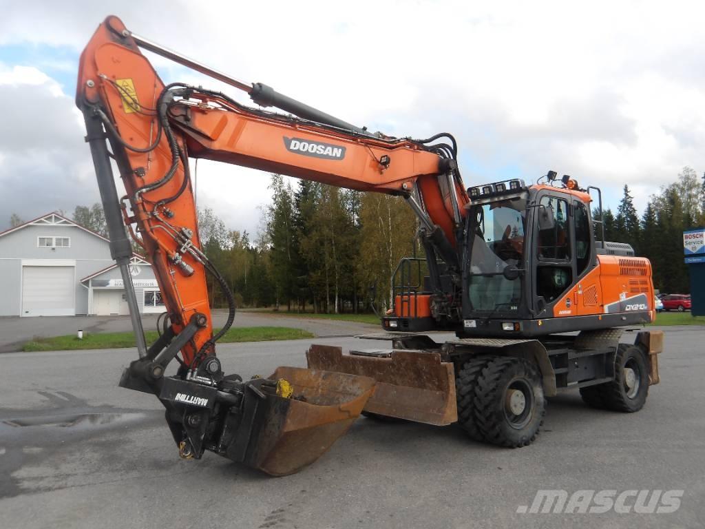 Doosan DX 210 WE Escavadoras de rodas