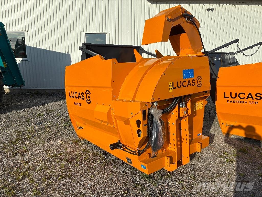 Lucas G Raptor Cortadores, moinhos e desenroladores de fardos