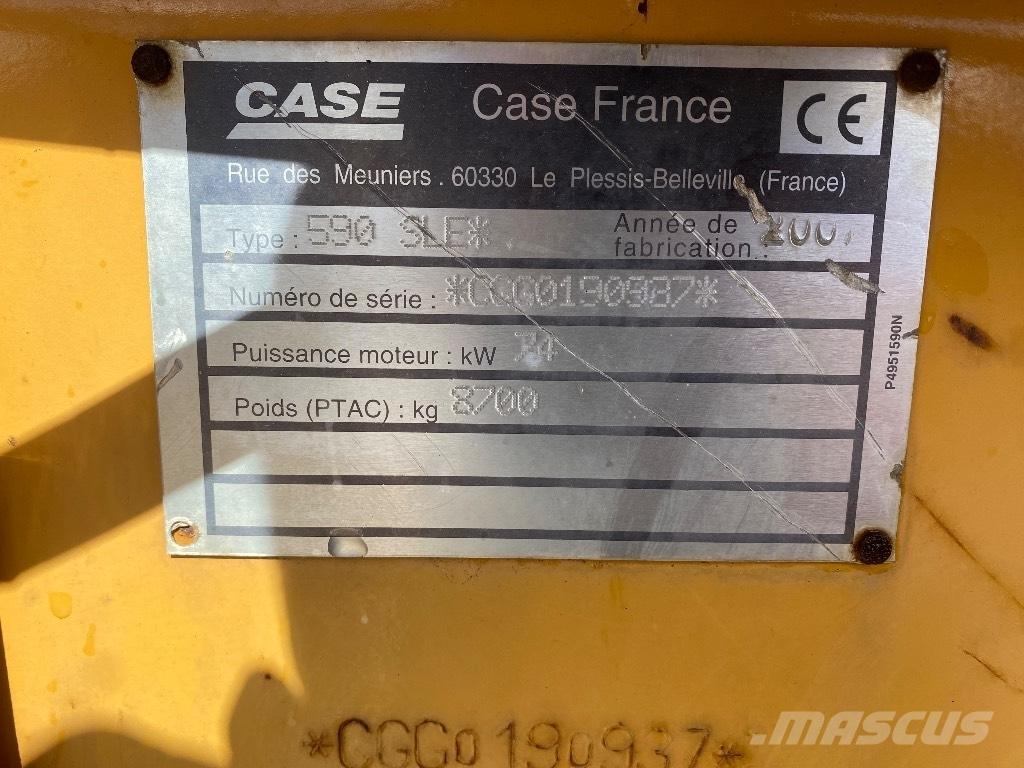 CASE 590 SLE Retroescavadeiras