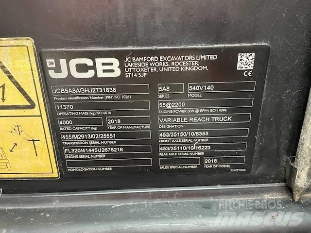 JCB 540-140 Manipulador telescópico