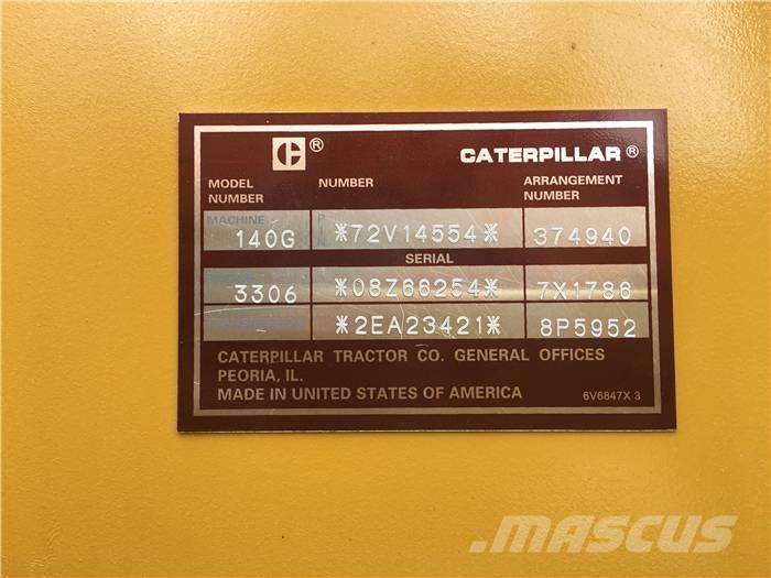 CAT 140 G Motoniveladoras
