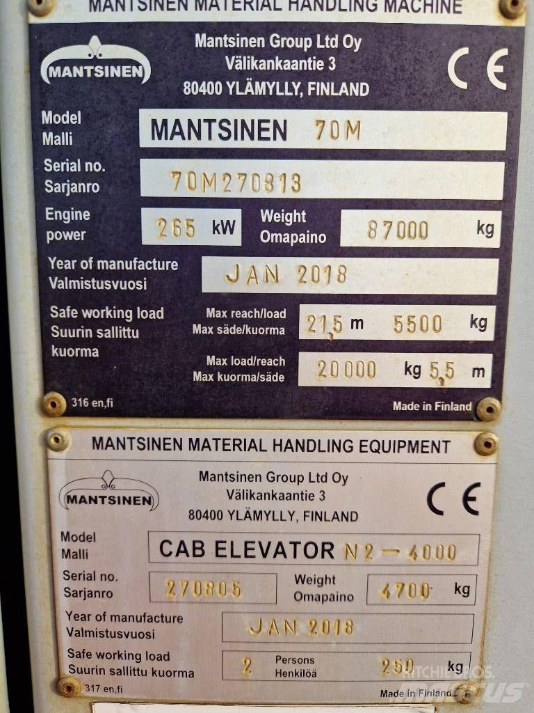 Mantsinen 70M Movimentação cargas - Outros
