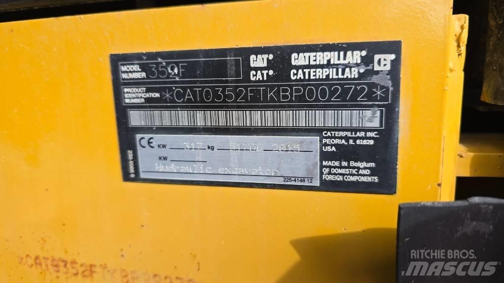 CAT 352 F Escavadeiras de esteiras