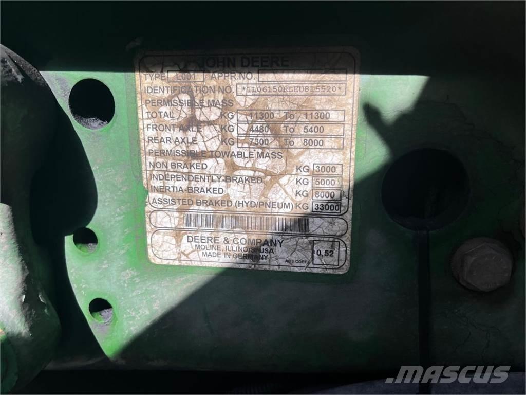 John Deere 6155R Tratores Agrícolas usados