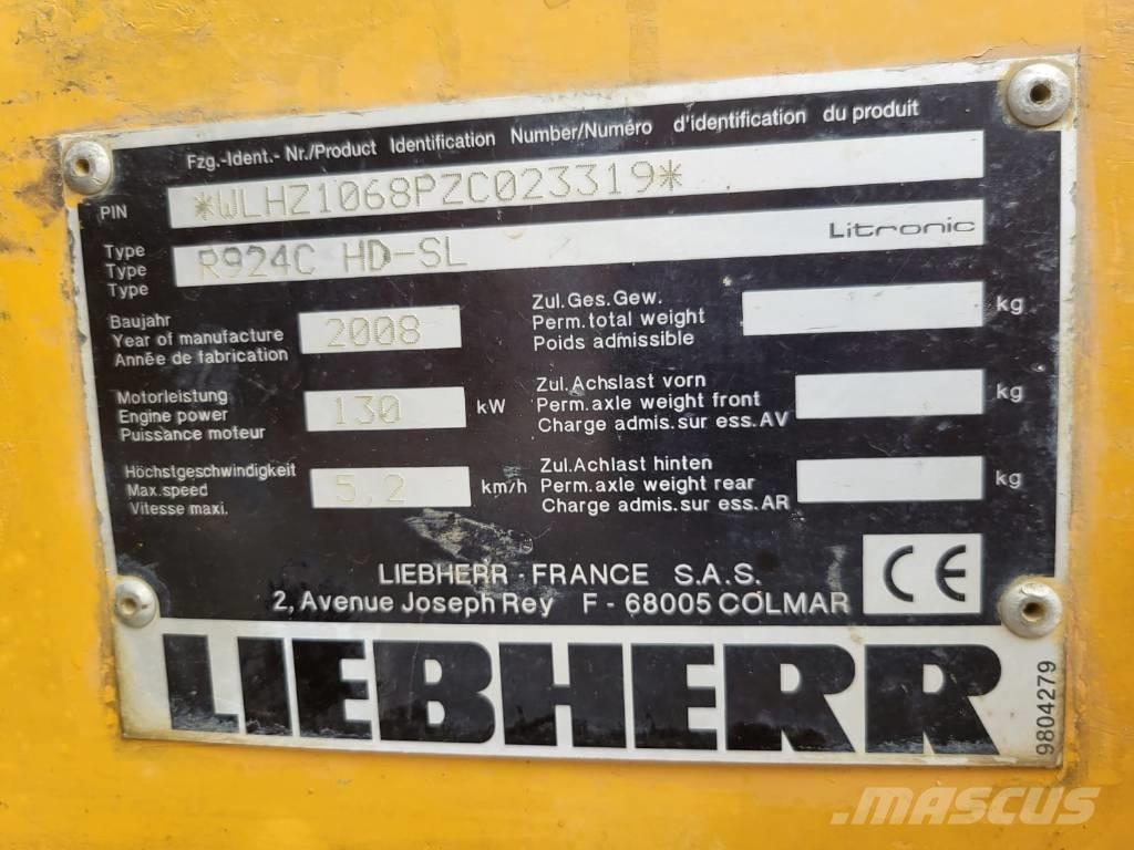 Liebherr R924 C SL Escavadeiras de esteiras