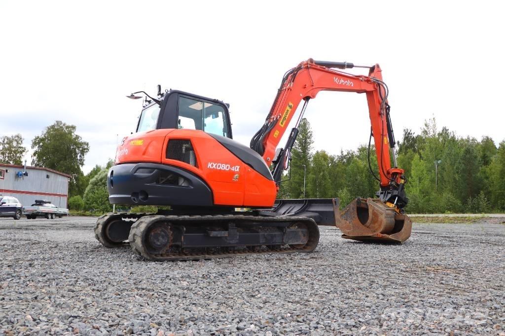 Kubota KX080-4a Escavadoras Midi 7t - 12t
