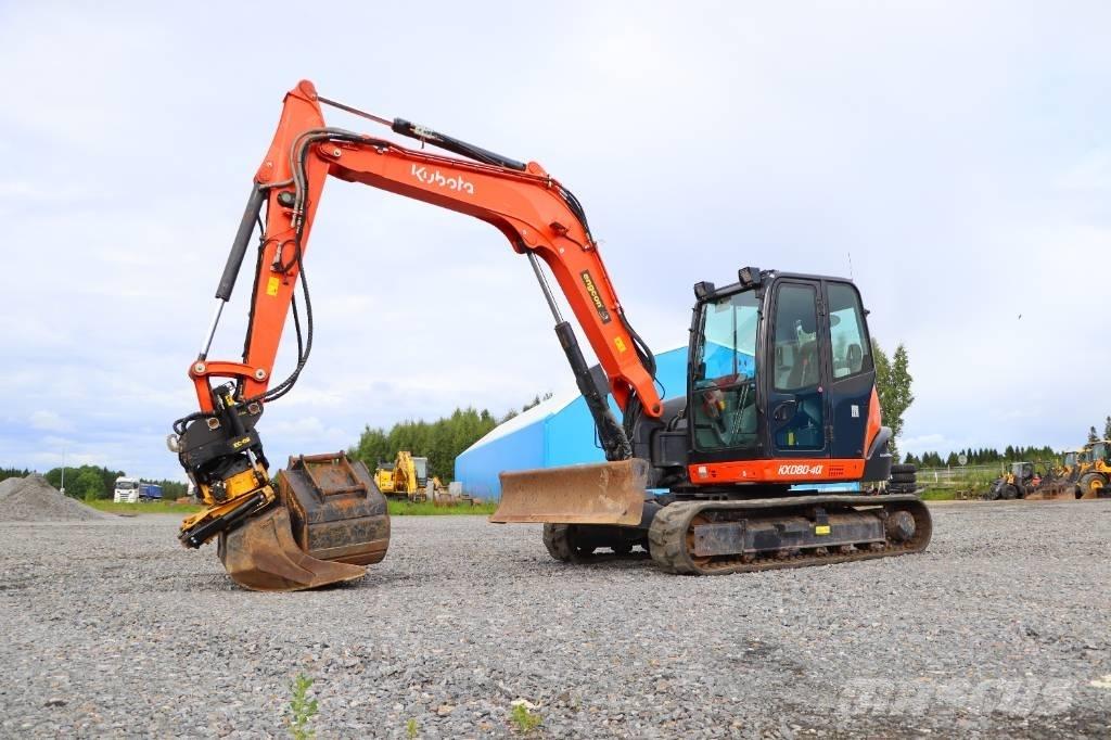 Kubota KX080-4a Escavadoras Midi 7t - 12t