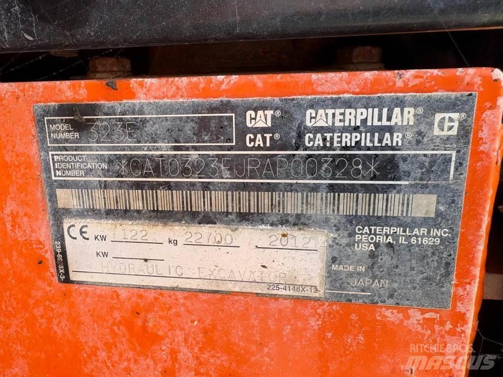 CAT 323E Escavadeiras de esteiras