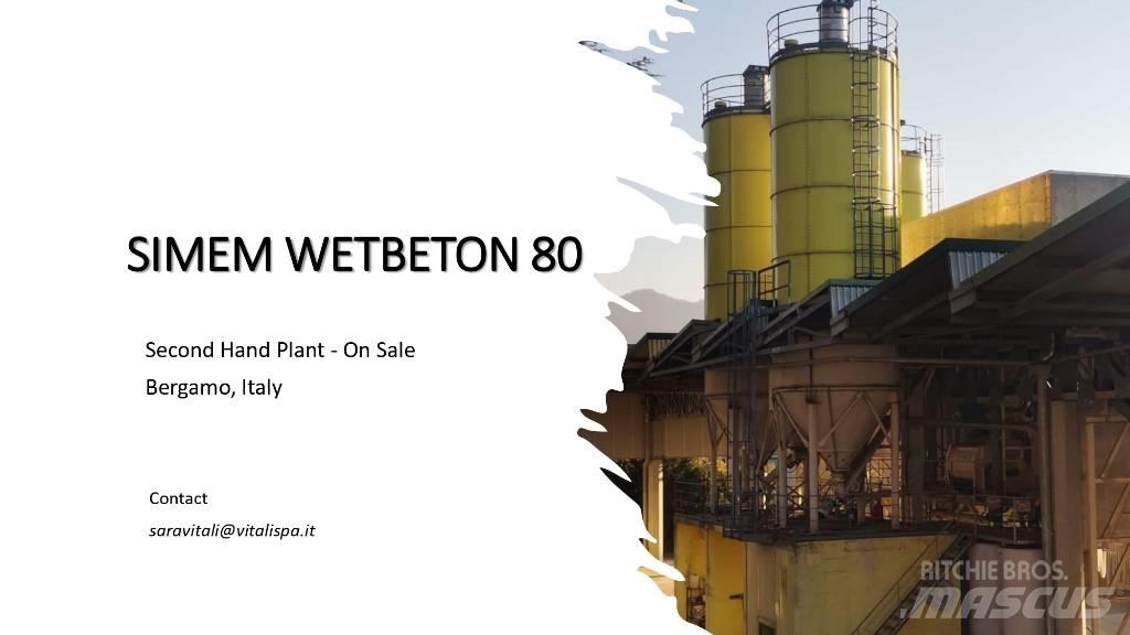  SIMEM WETBETON 80 Centrais de betão