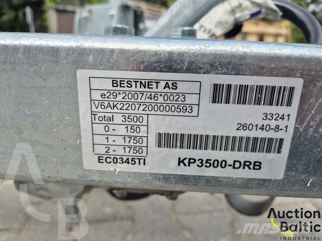  Tiki KP3500-DRB Semi Reboques Cortinas Laterais