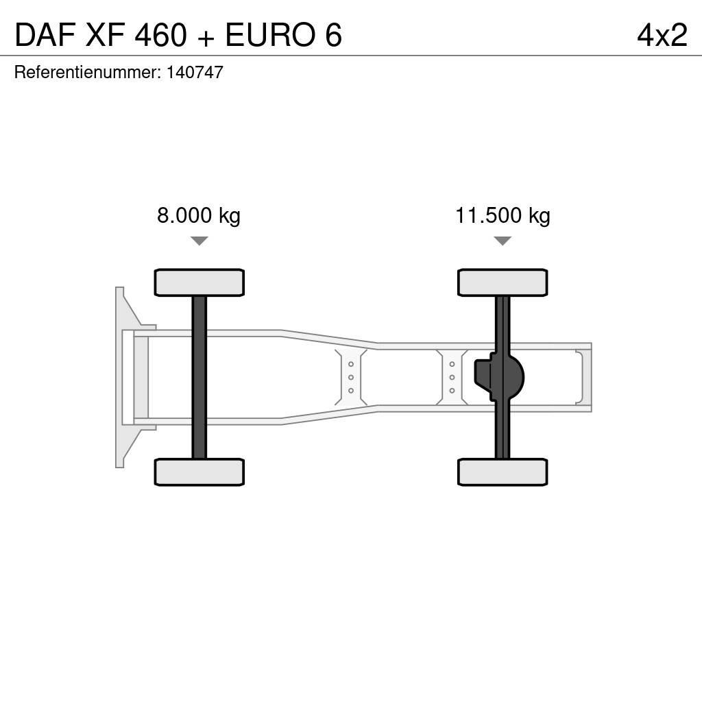 DAF XF 460 + EURO 6 Cavalos Mecânicos