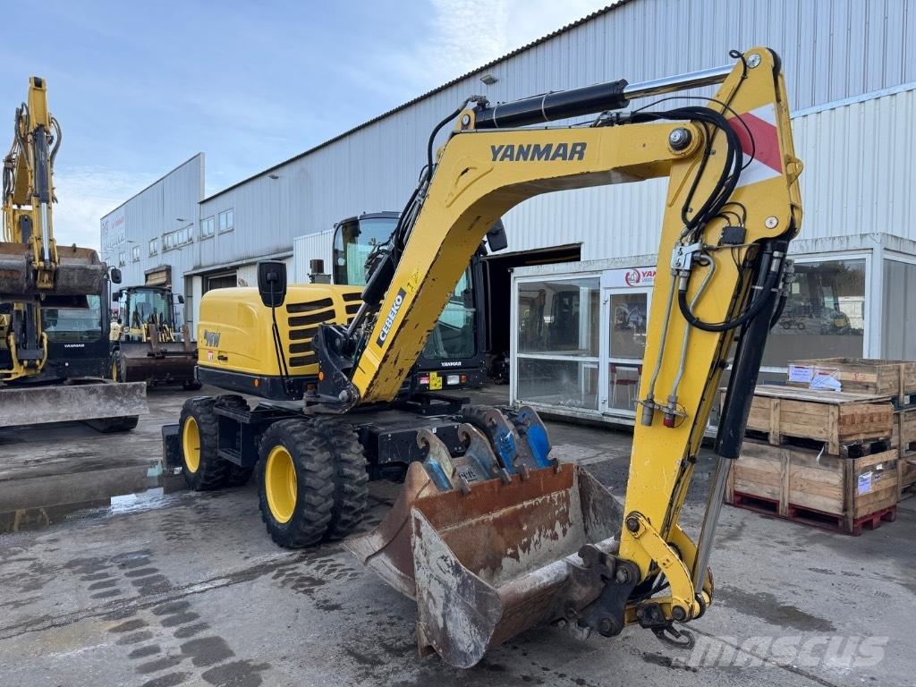 Yanmar B95W (40810) Escavadoras de rodas