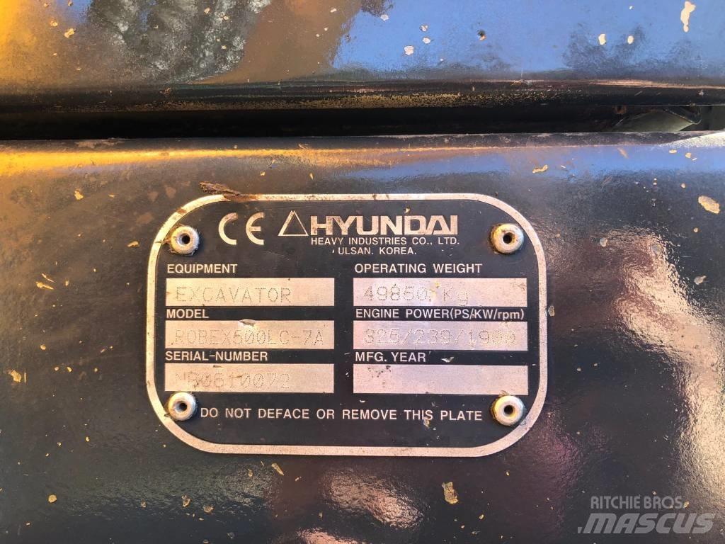 Hyundai R500LC-7A Escavadeiras de esteiras