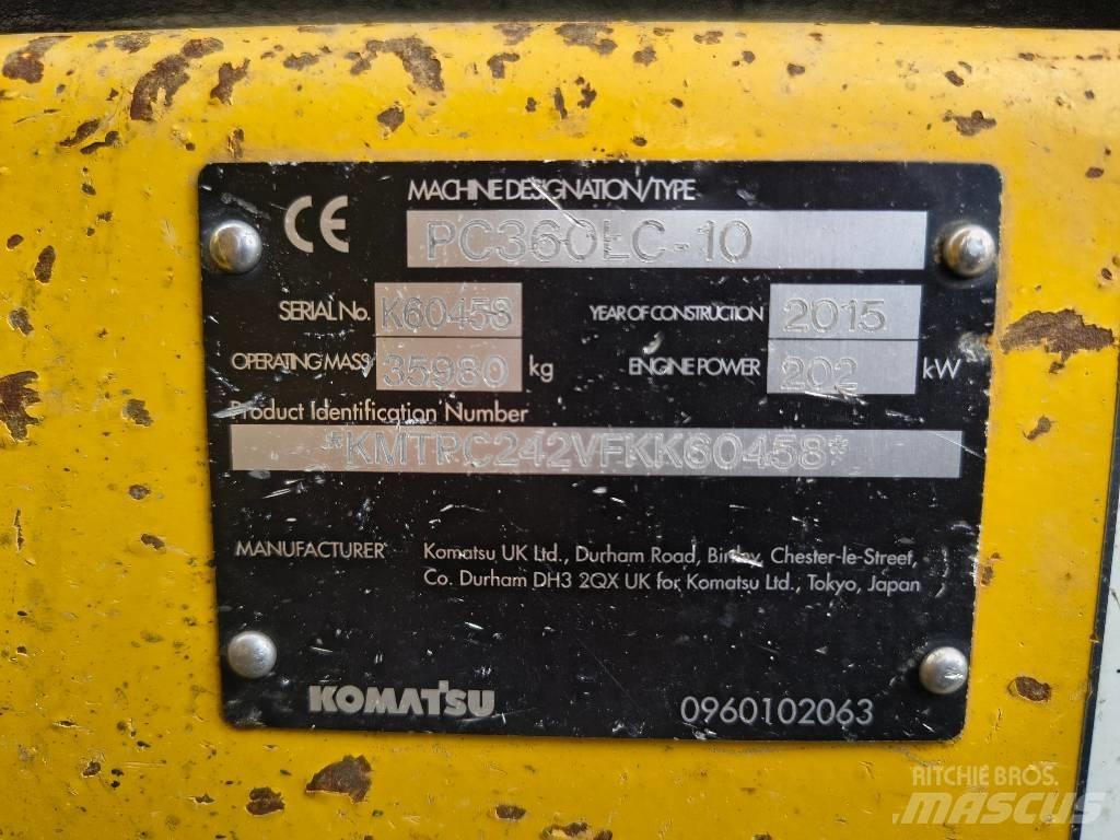 Komatsu PC 360 LC-10 Escavadeiras de esteiras
