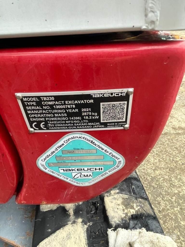 Takeuchi TB230 V3 Miniescavadeiras