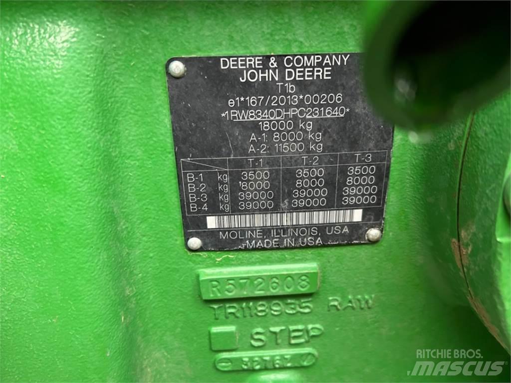 John Deere 8R340 Tratores Agrícolas usados