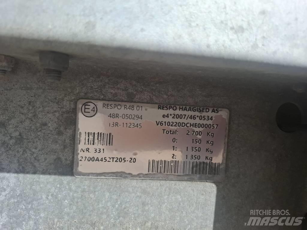 Respo 2700A452T205 Outros Reboques