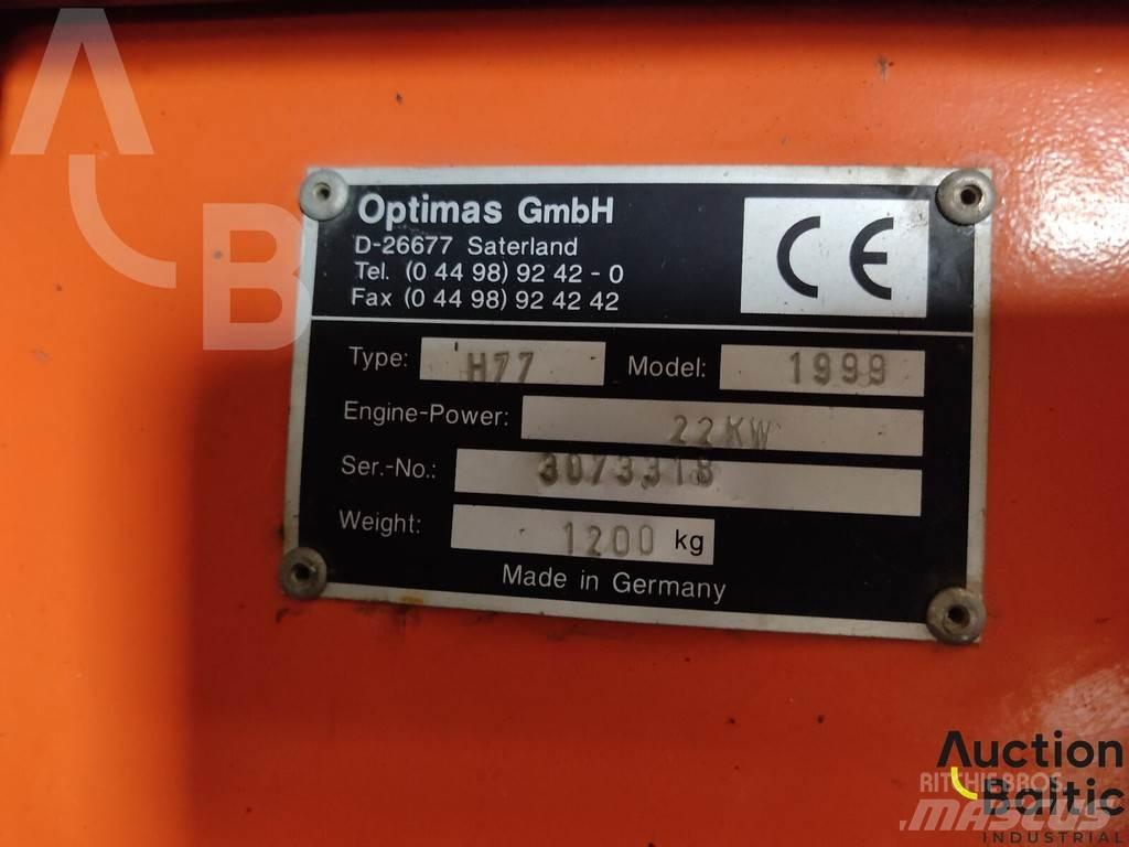 Optimas H77 Equipamento de manuseamento e colocaçăo