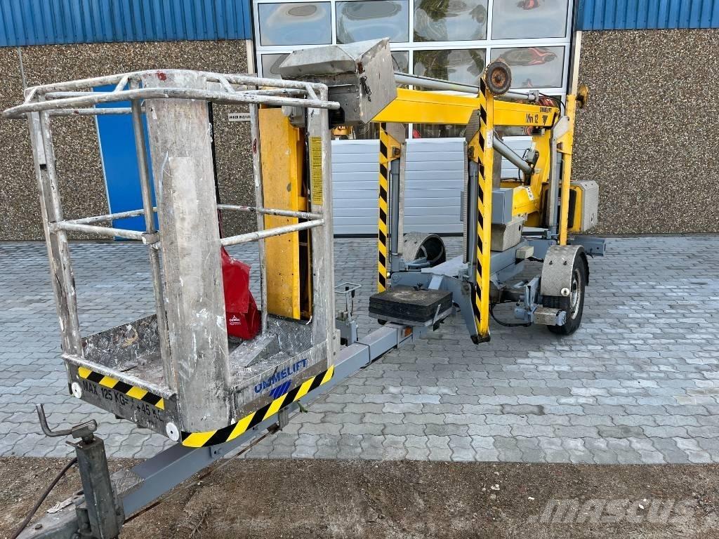 Omme Mini 12 EBJ Plataformas aéreas montadas em atrelados