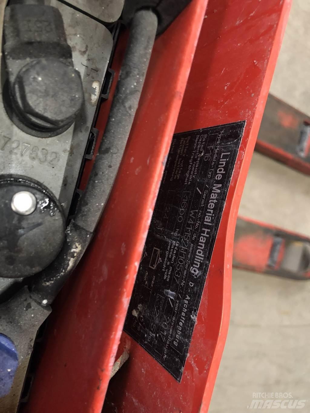 Linde T16 Porta palettes