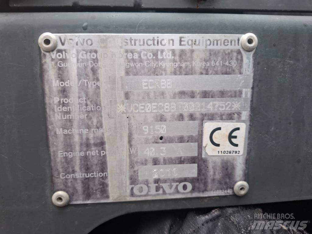 Volvo ECR 88 Escavadoras Midi 7t - 12t