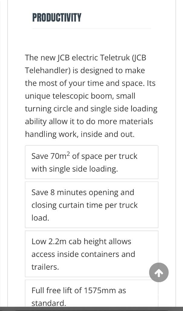 JCB 30-19 E Empilhadores eléctricos