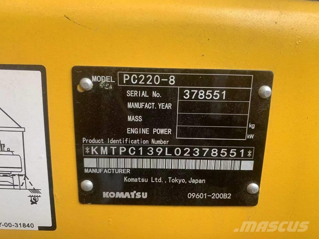 Komatsu PC 220-8 Escavadeiras de esteiras
