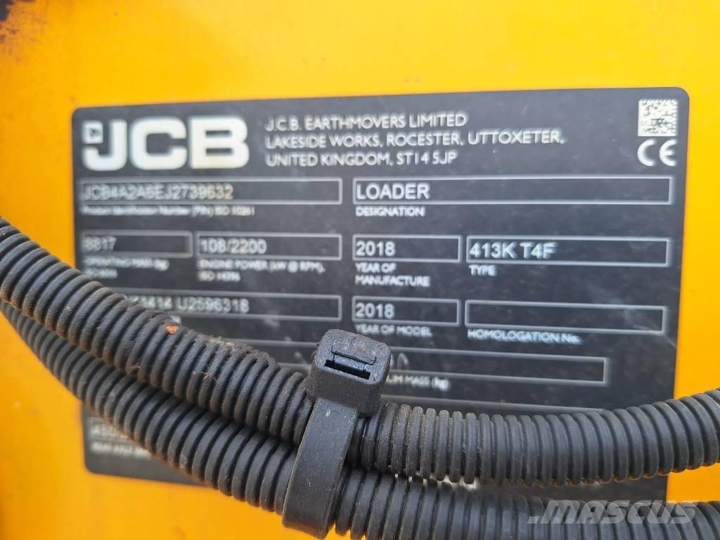 JCB 413 K Carregadeiras de rodas