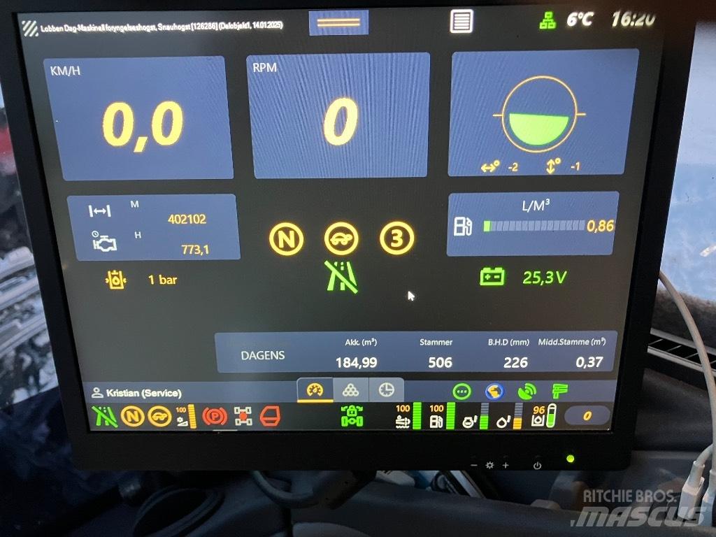 Komatsu 951 Processadores florestais