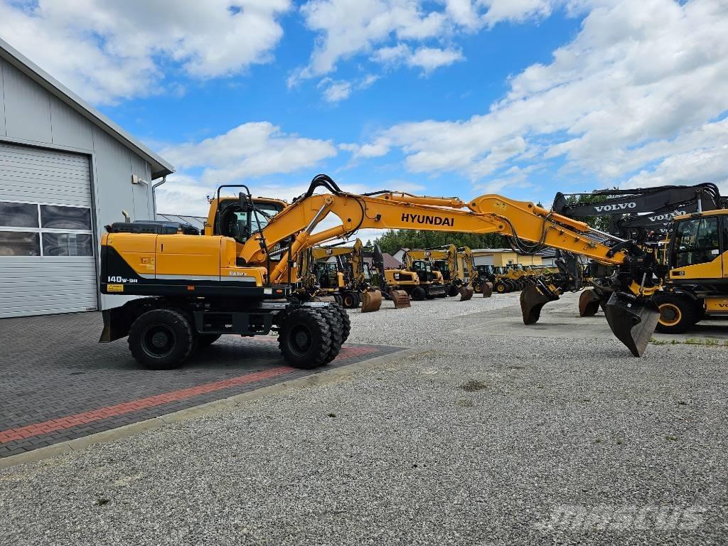 Hyundai 140 W 9 A Escavadoras de rodas