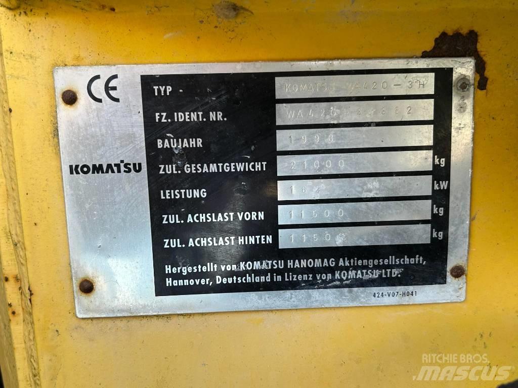 Komatsu WA 420 Carregadeiras de rodas
