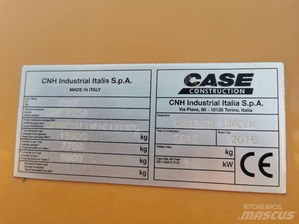 CASE 721F Z-Bar Carregadeiras de rodas