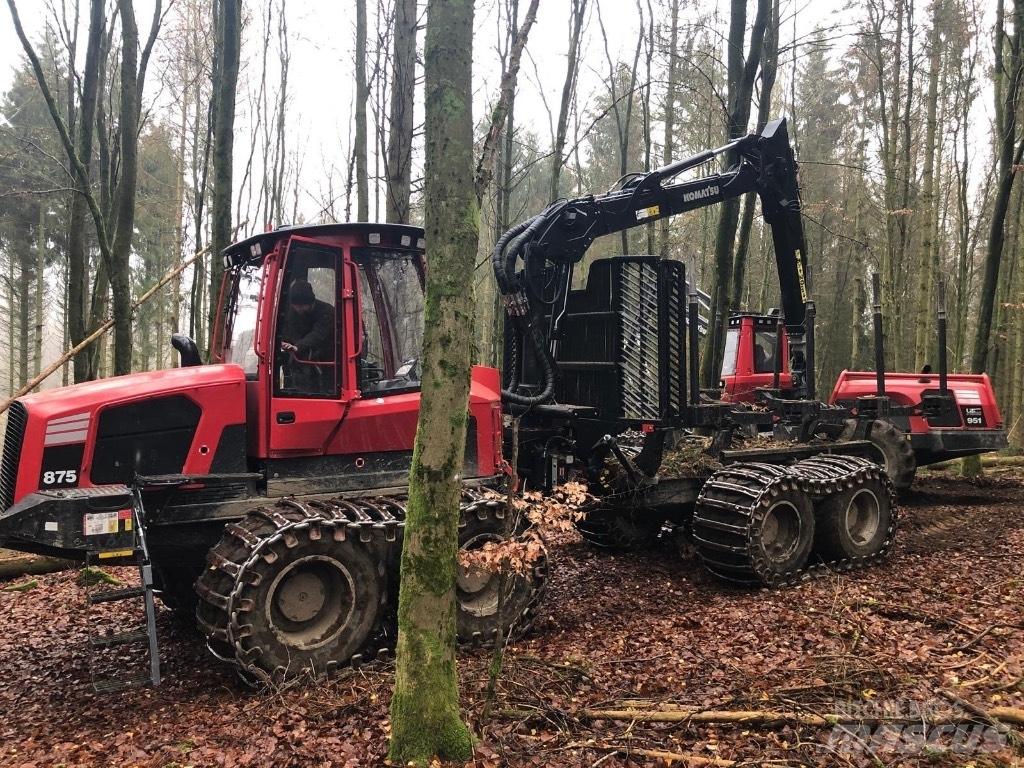 Komatsu 875 Forwarders florestais