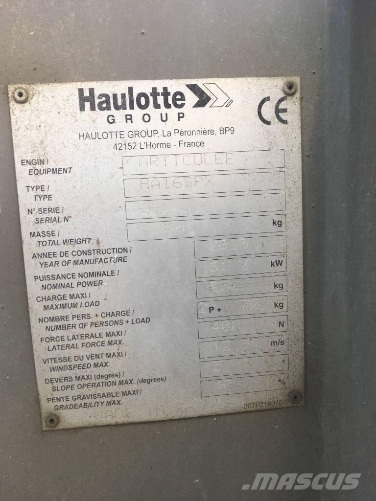 Haulotte HA 16 SPX Elevadores braços articulados
