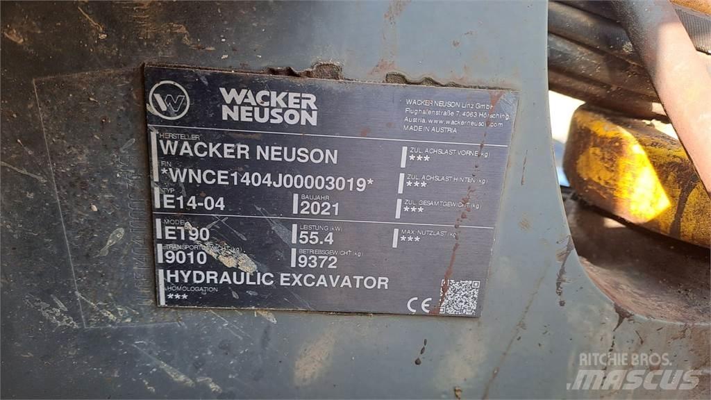 Wacker Neuson ET90 Escavadeiras de esteiras