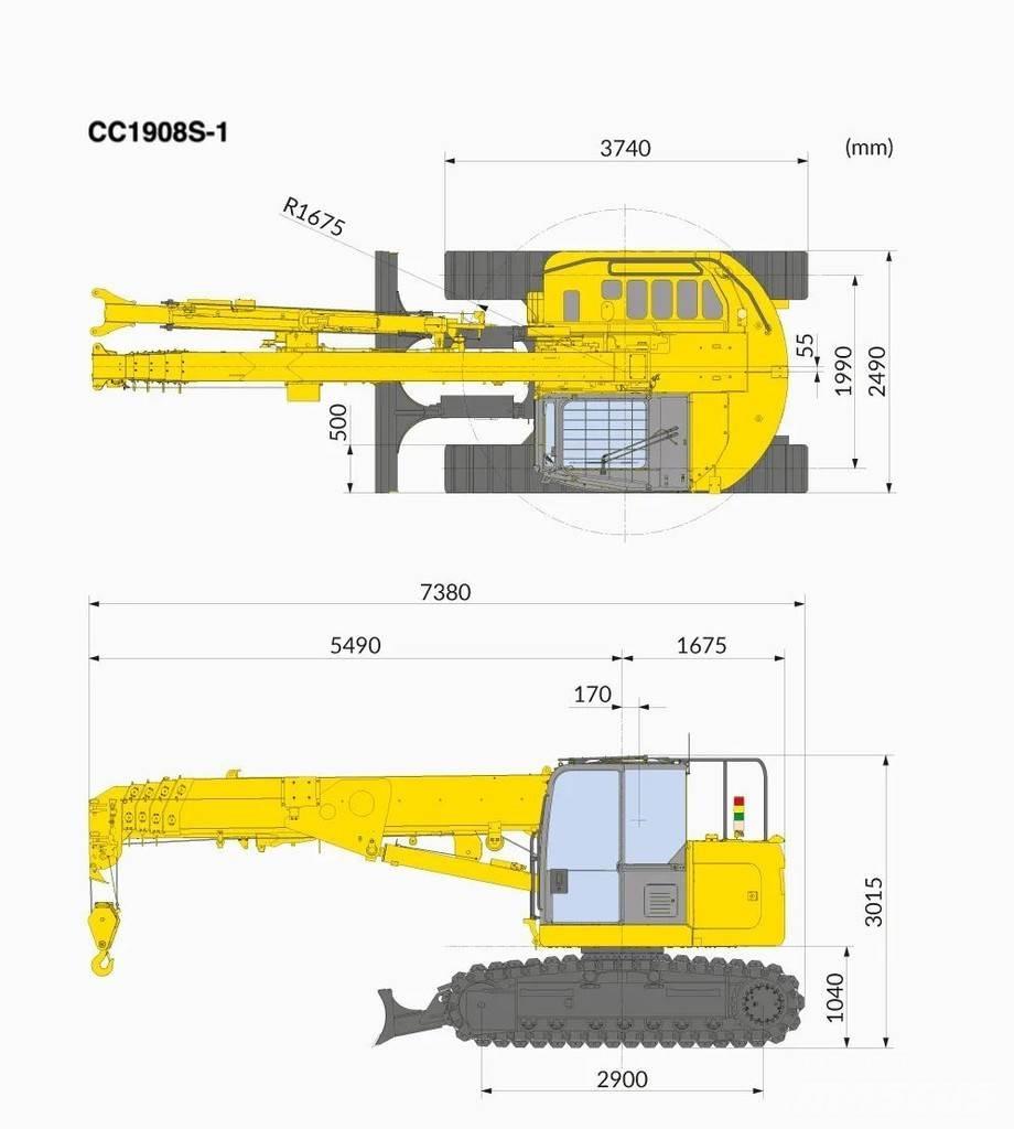 Maeda CC1908 Gruas de rastos