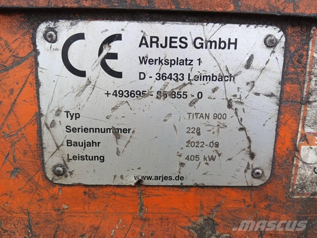 Arjes Titan 900 Trituradoras de lixo