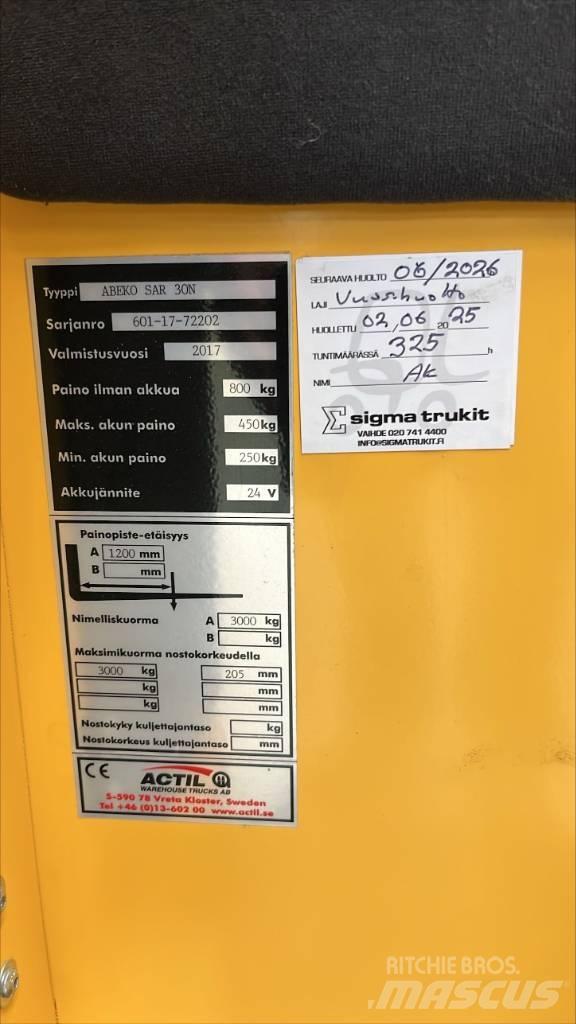 Abeko SAR 30 N Porta palettes