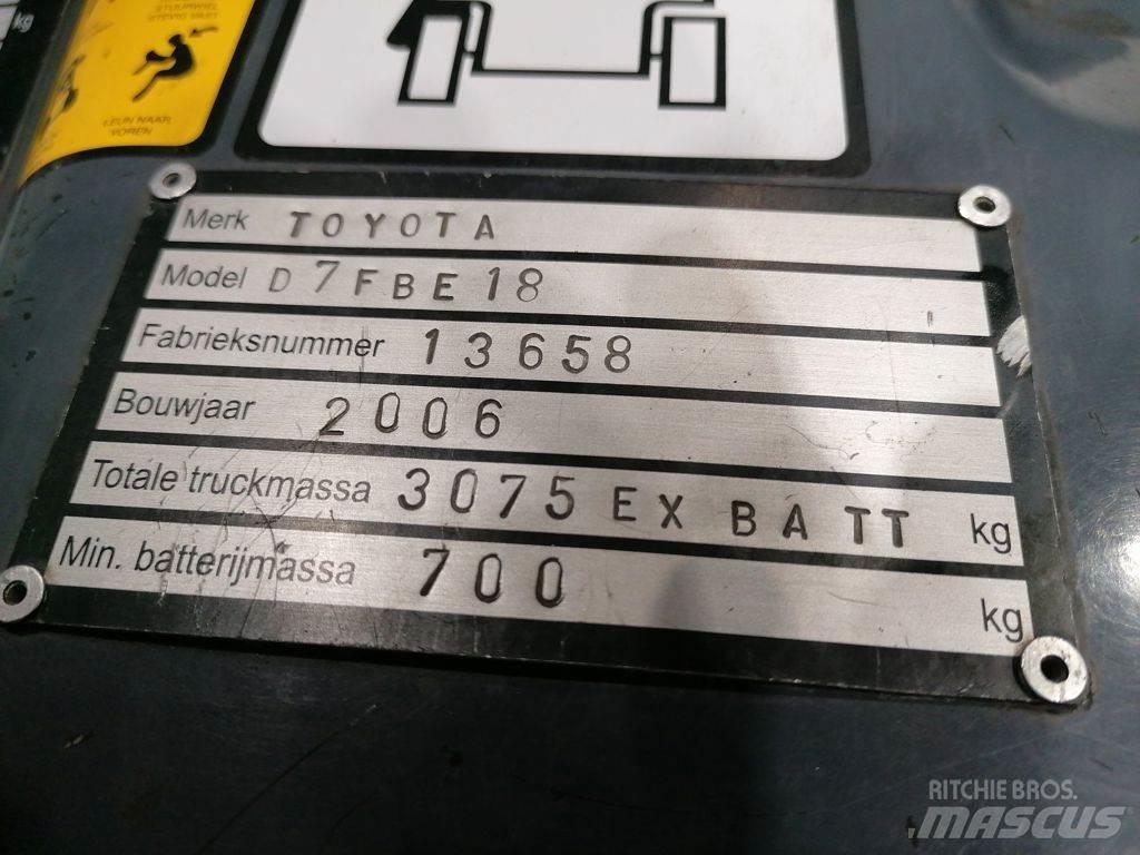 Toyota 7FBEF18 Empilhadores eléctricos