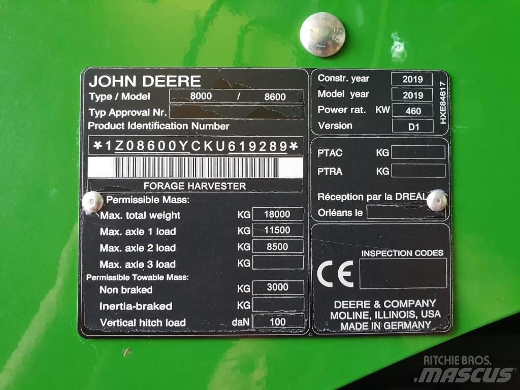 John Deere 8600I Ceifeiras de forragem