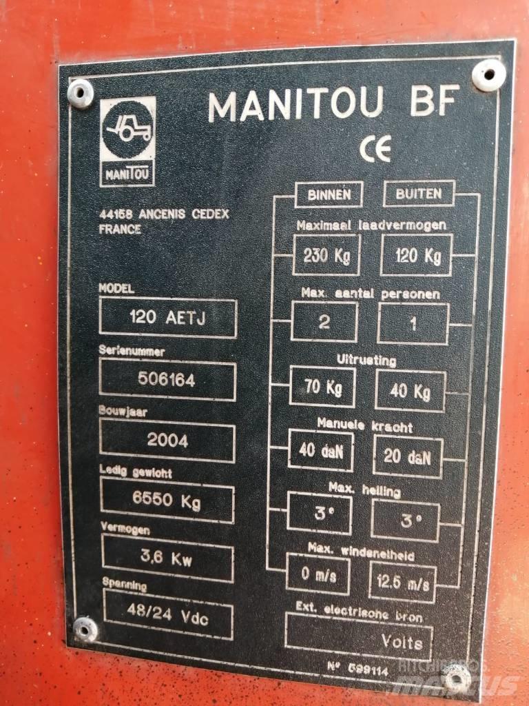Manitou 120 AETJ3D Elevadores braços articulados
