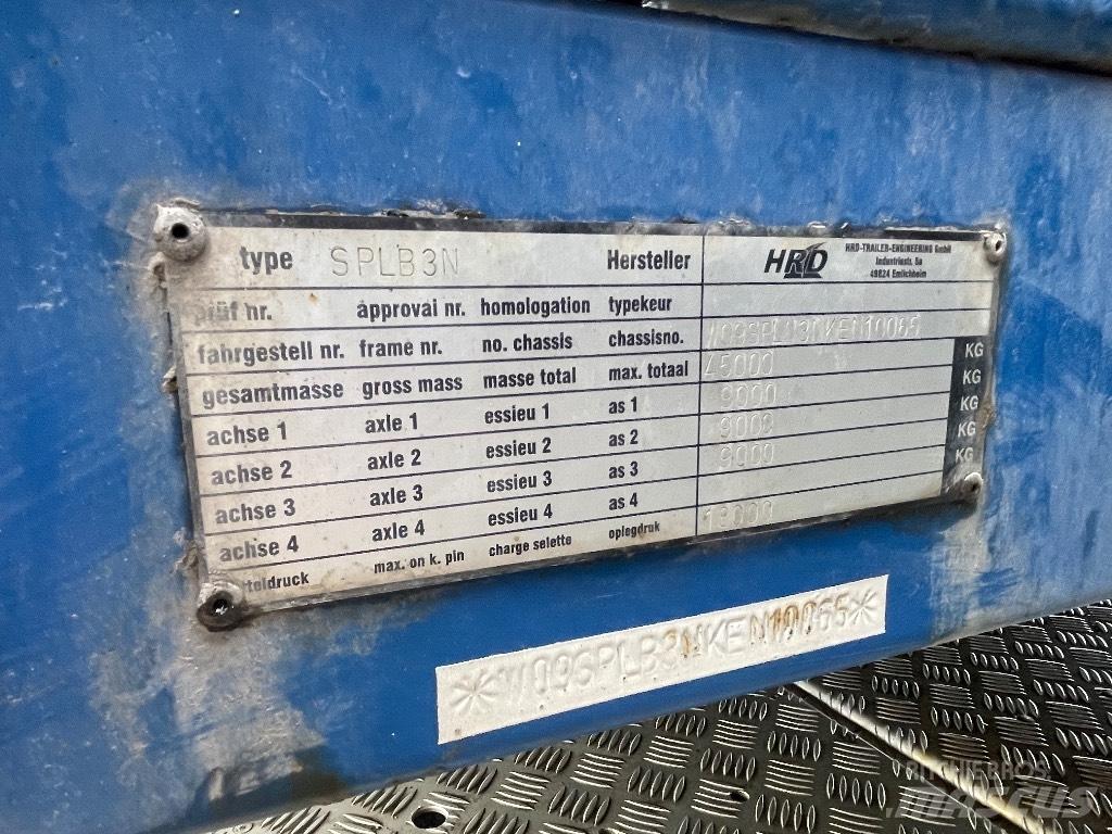 HRD Platform Semi Reboques estrado/caixa aberta